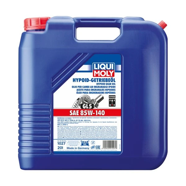 LIQUI MOLY hypoidný prevodový olej 85W-140 - 20l