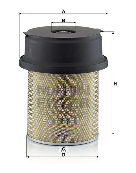 Vzduchový filter MANN FILTER C 29 1219/1