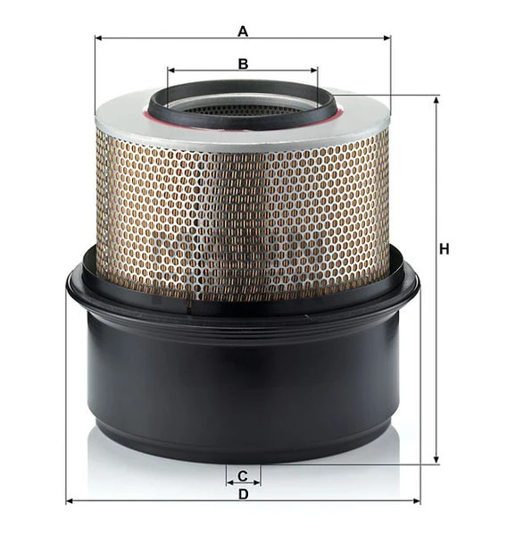 Vzduchový filter MANN FILTER C 33 1305