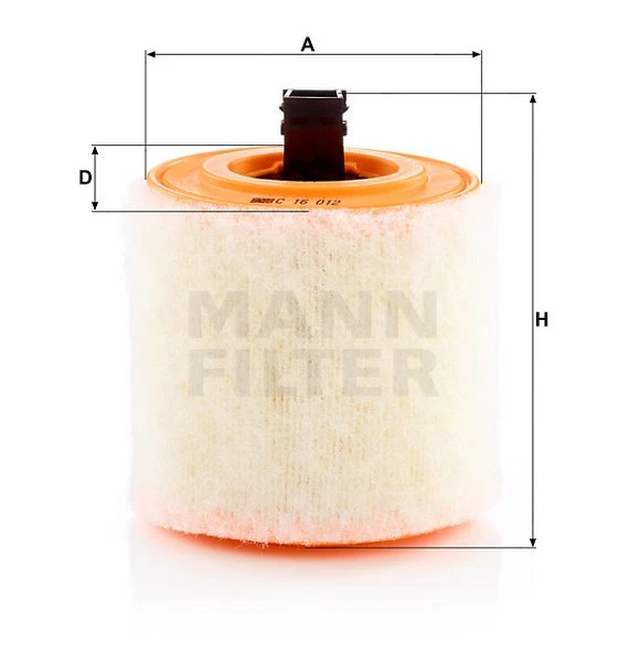 Vzduchový filter MANN FILTER C 16 012
