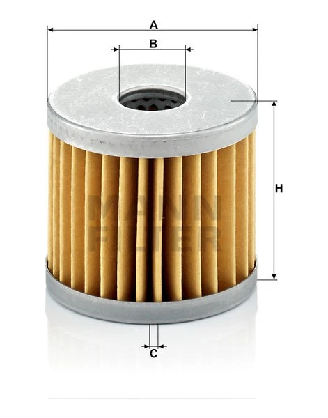 Vzduchový filter MANN FILTER C 66/1