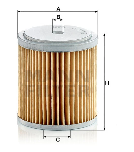 Vzduchový filter MANN FILTER C 711/2