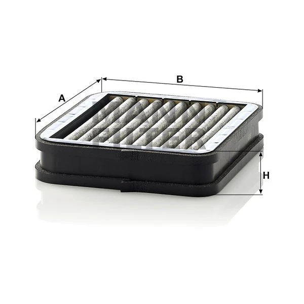 Kabínový filter MANN FILTER CUK 22 000-2