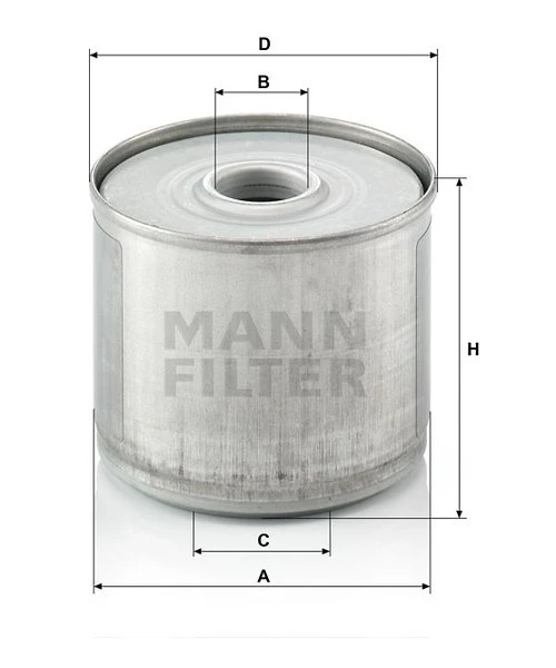 Palivový filter MANN FILTER P 917/1 x
