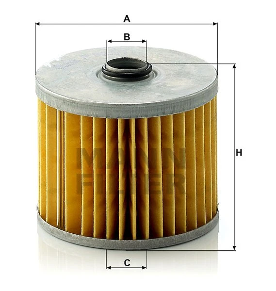 Palivový filter MANN FILTER P 923/1 x