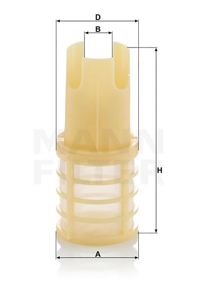 Palivový filter MANN FILTER PU 5005