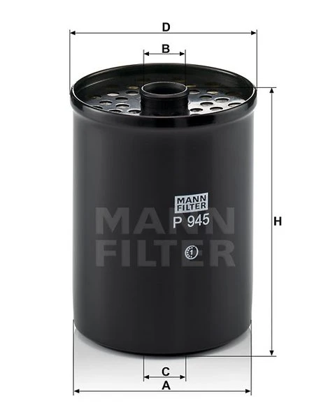 Palivový filter MANN FILTER P 945 x