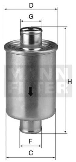 Filter hydrauliky MANN FILTER W 74
