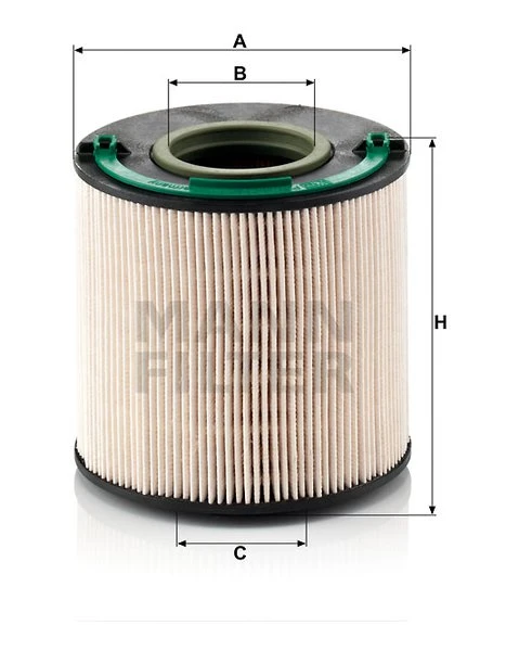 Palivový filter MANN FILTER PU 1040 x