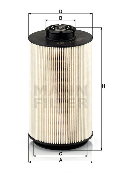 Palivový filter MANN FILTER PU 1058 x