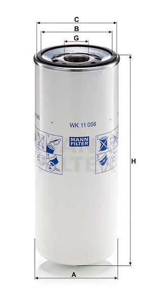 Palivový filter MANN FILTER WK 11 056