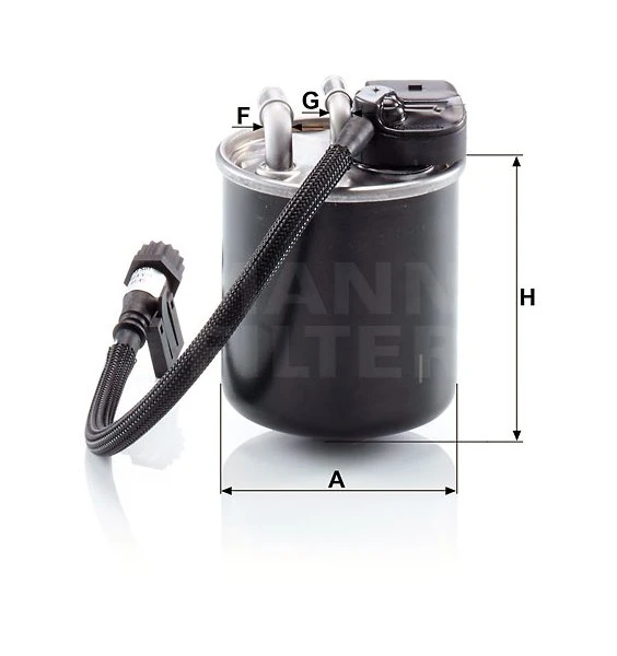 Palivový filter MANN FILTER WK 820/19