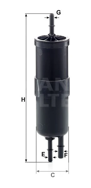 Palivový filter MANN FILTER WK 6030