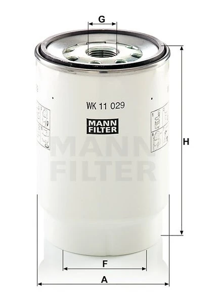 Palivový filter MANN FILTER WK 11 029 z