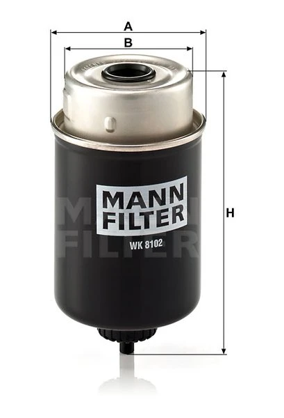 Palivový filter MANN FILTER WK 8102