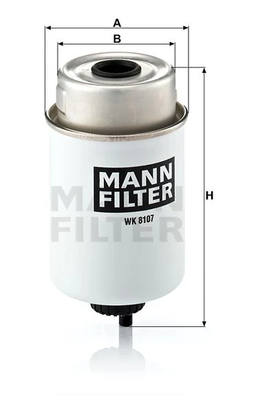 Palivový filter MANN FILTER WK 8107