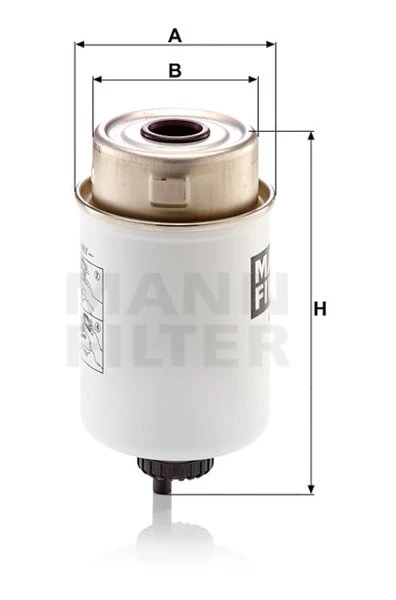 Palivový filter MANN FILTER WK 8108