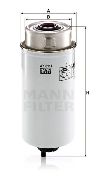 Palivový filter MANN FILTER WK 8114