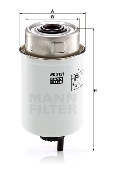Palivový filter MANN FILTER WK 8121