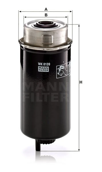 Palivový filter MANN FILTER WK 8139