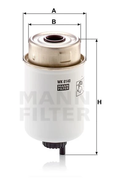 Palivový filter MANN FILTER WK 8140