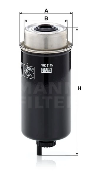 Palivový filter MANN FILTER WK 8145