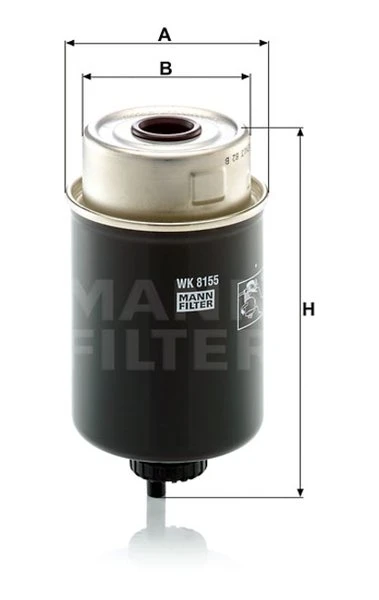 Palivový filter MANN FILTER WK 8155