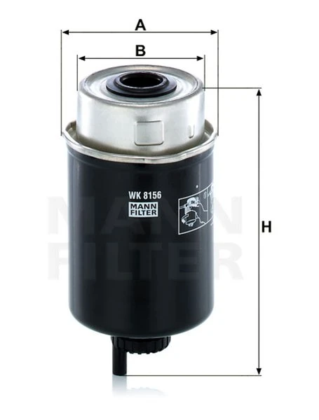 Palivový filter MANN FILTER WK 8156
