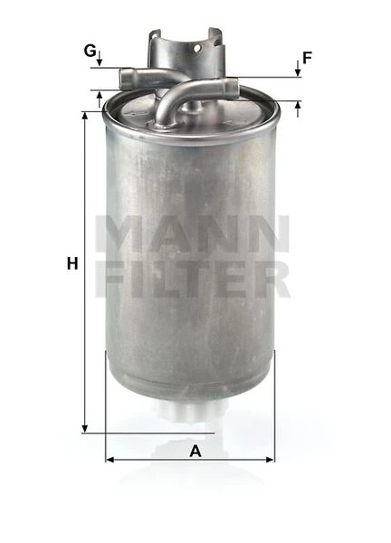 Palivový filter MANN FILTER WK 829