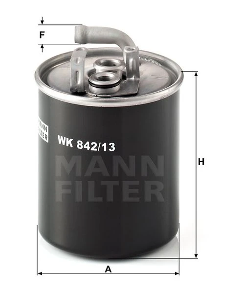 Palivový filter MANN FILTER WK 842/13