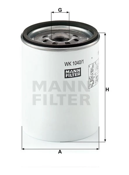 Palivový filter MANN FILTER WK 1040/1 x