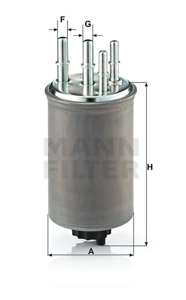 Palivový filter MANN FILTER WK 829/5