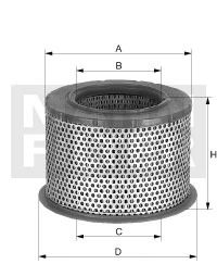 Vzduchový filter MANN FILTER C 2375