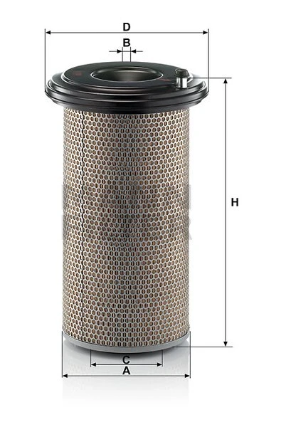 Vzduchový filter MANN FILTER C 24 650/3