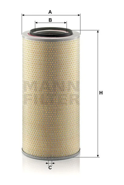 Vzduchový filter MANN FILTER C 24 650/6