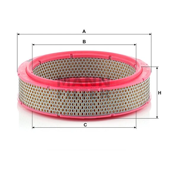 Vzduchový filter MANN FILTER C 2436/1