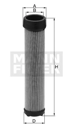 Poistný filter MANN FILTER CF 1414