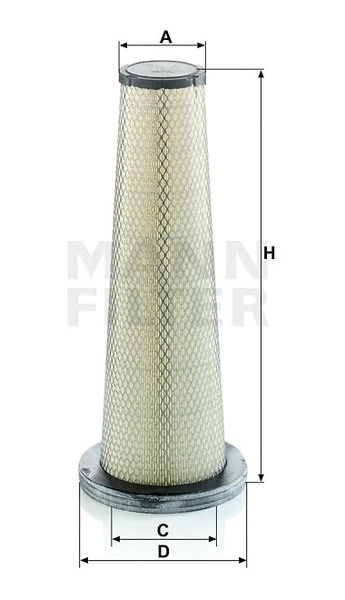 Poistný filter MANN FILTER CF 21 002