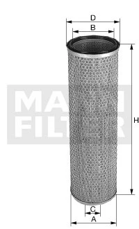 Poistný filter MANN FILTER CF 22 269