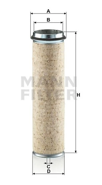Poistný filter MANN FILTER CF 1000