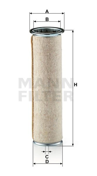 Poistný filter MANN FILTER CF 1122