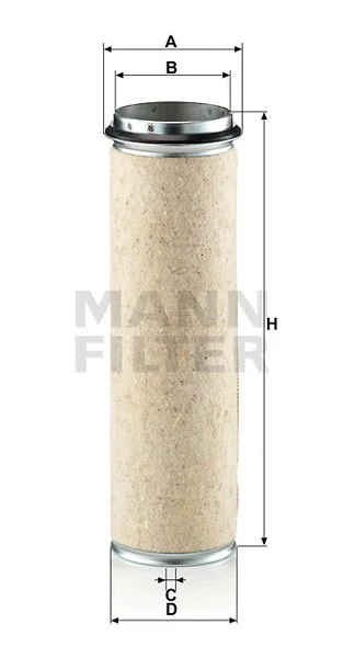 Poistný filter MANN FILTER CF 1200