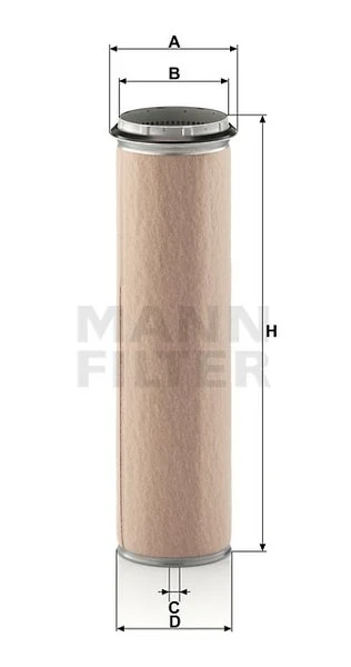 Poistný filter MANN FILTER CF 1300