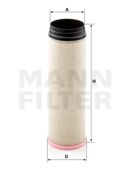 Poistný filter MANN FILTER CF 1470