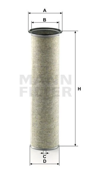 Poistný filter MANN FILTER CF 1500/1