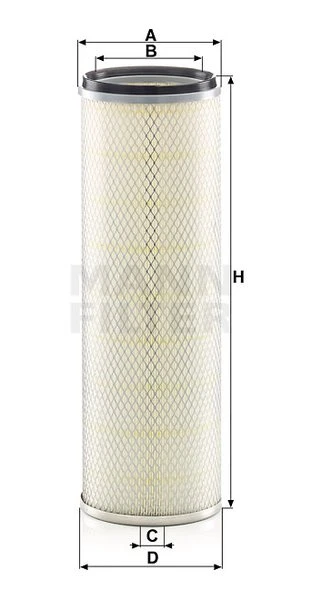 Poistný filter MANN FILTER CF 16 219 x