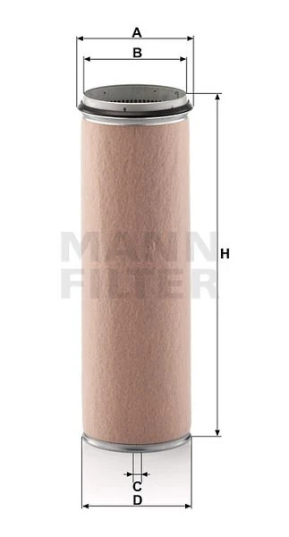 Poistný filter MANN FILTER CF 1600