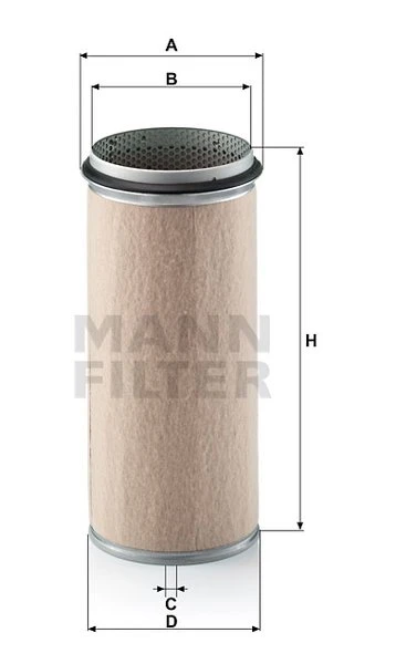 Poistný filter MANN FILTER CF 1620