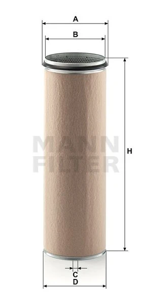Poistný filter MANN FILTER CF 2100