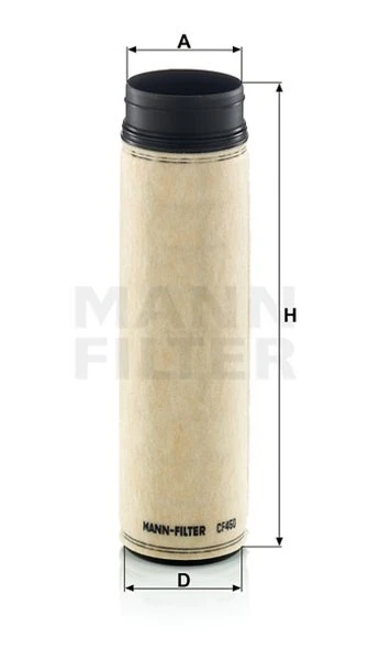 Poistný filter MANN FILTER CF 450